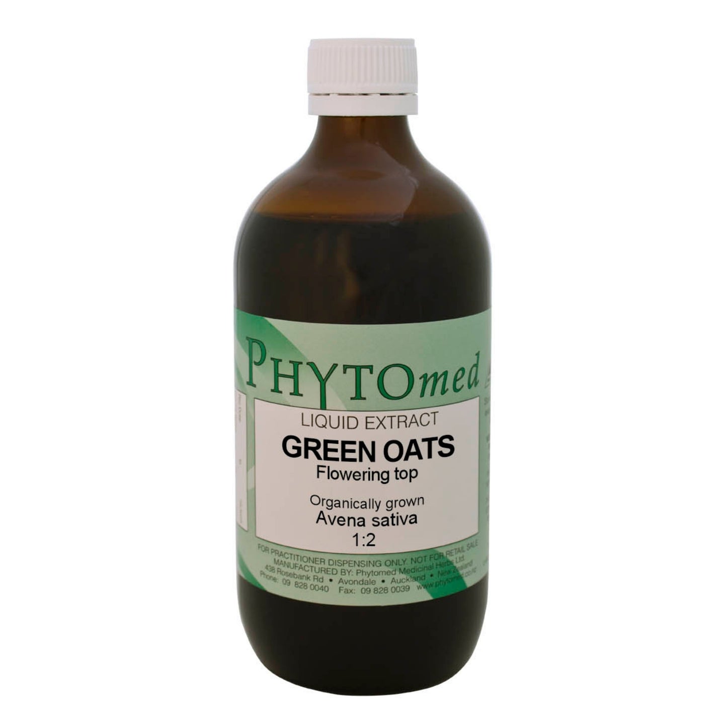 Green Oats flowering top 1:2