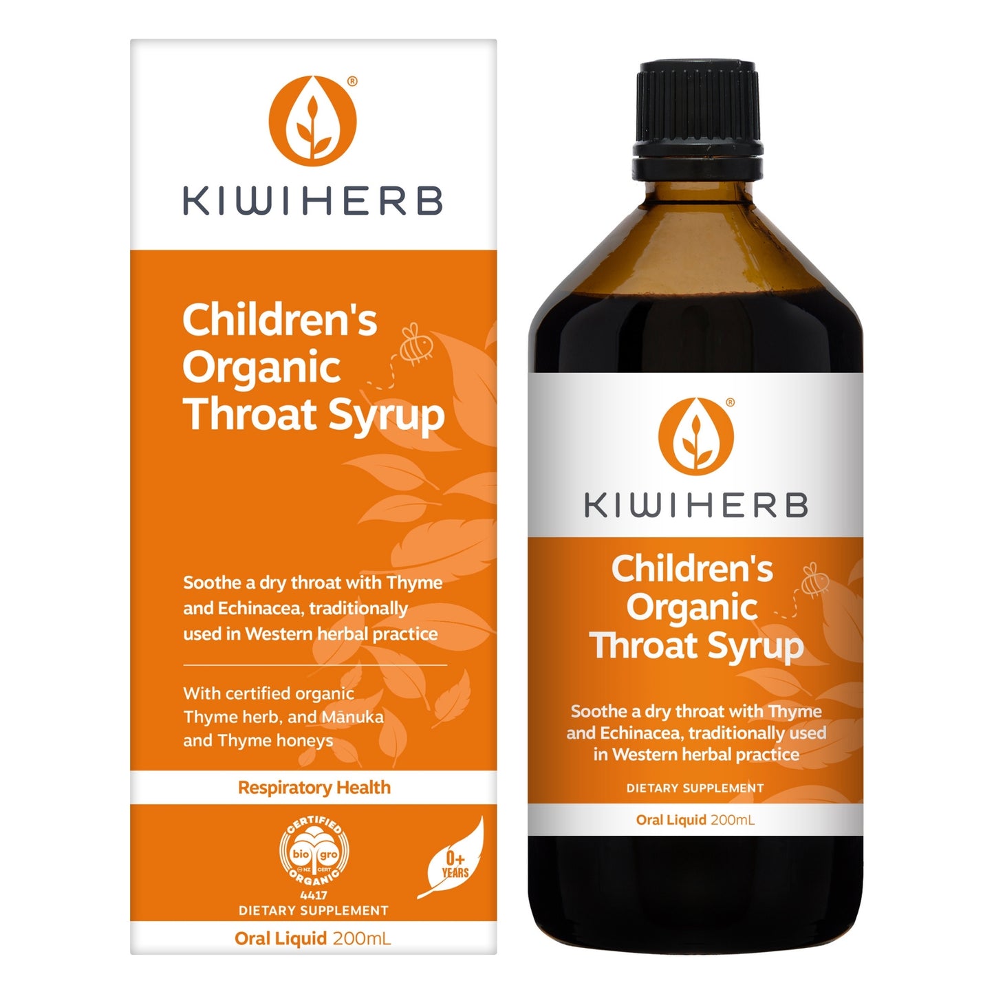 Children's Organic Throat Syrup