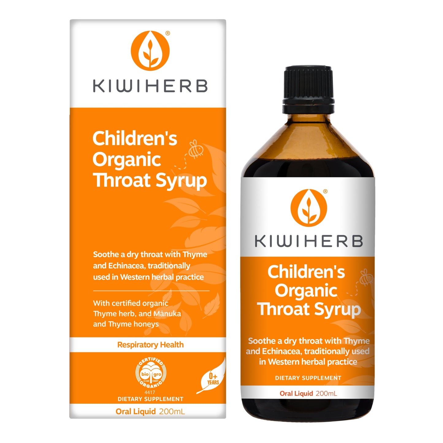 Children's Organic Throat Syrup